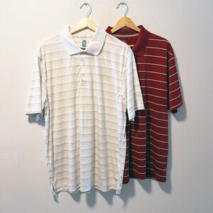PGA Tour AirFlux Golf Polo Bundle - Set of 2 XL